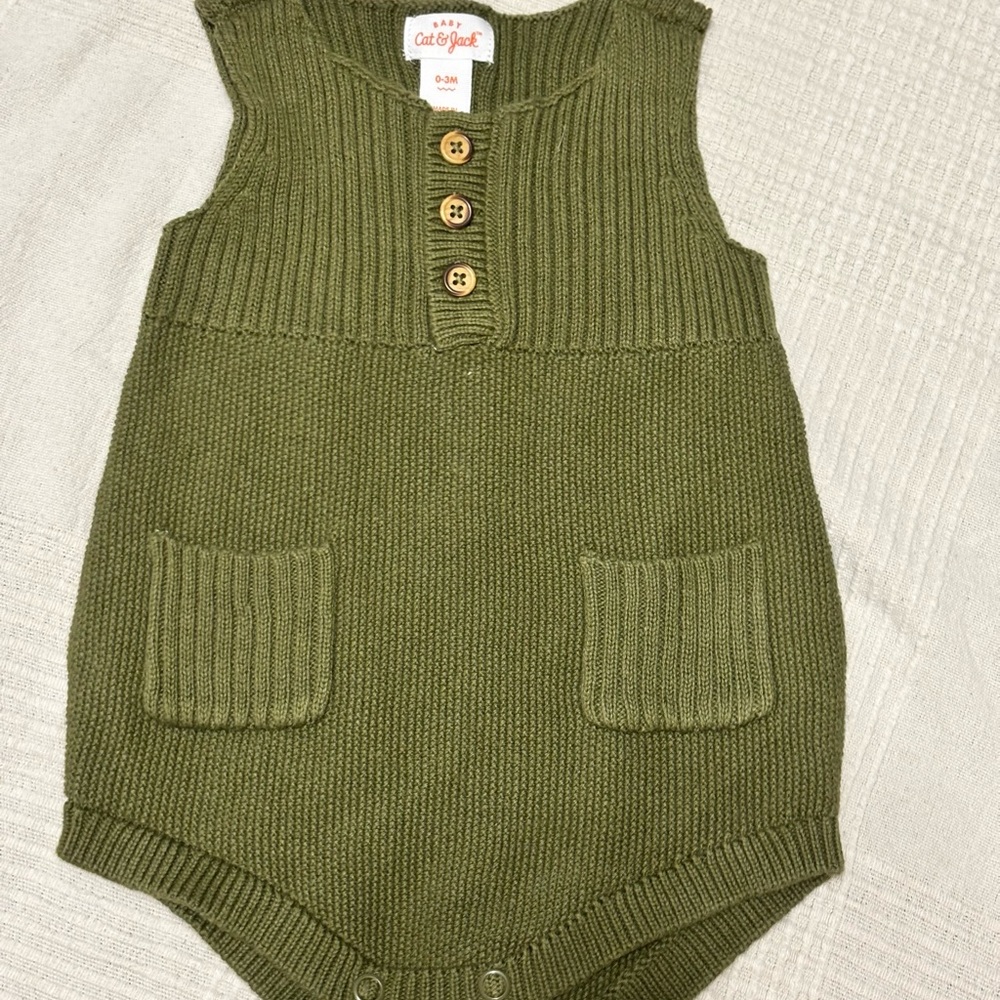 Cat & Jack Olive Baby Knitwear